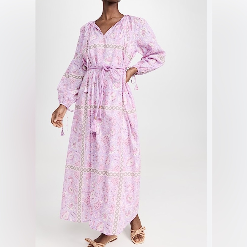 Antik Batik Flavie long midi dress